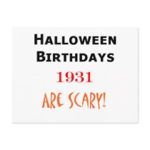 1931 halloween birthday postcards