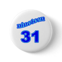 1931 Nineteen 31 Buttons