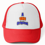 1931 Original Bl Red Trucker Hat