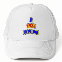 1931 Original Bl Red Trucker Hat