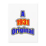1931 Original Bl Red Postcards