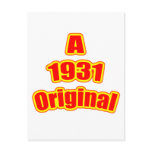 1931 Original Red Postcard