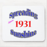 1931 Spreading Sunshine Mousepads