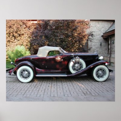 1932 Auburn Boattail Speedster Posters by CarPictures