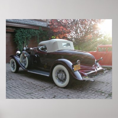1932 Auburn Boattail Speedster Print by CarPictures