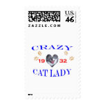 1932 Crazy Cat Lady Stamp