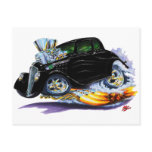 1933-36 Willys Black Car Post Cards