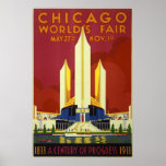1933 Chicago World's Fair Poster
