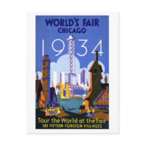 1934 Chicago World's Fair postcards by MyOtherPlanet 1934 Chicago World's Fair postcards