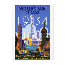 1934 Chicago World's Fair postcards