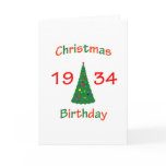 1934 Christmas Birthday Cards