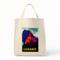 1934 Lugano Philatelic Poster Canvas Bag