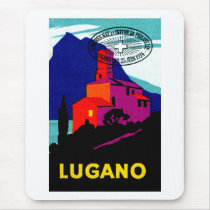 1934 Lugano Philatelic Poster Mouse Pads