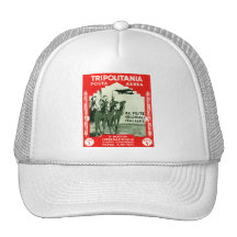 1934 Tripolitania 1 Lire stamp Trucker Hats
