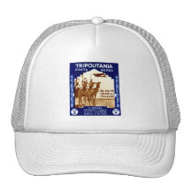 1934 Tripolitania 2 Lire stamp Mesh Hat