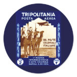 1934 Tripolitania 2 Lire stamp stickers