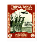 1934 Tripolitania 80 centesimi stamp Post Cards