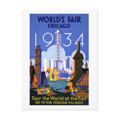 1934 World's Fair Chicago Postcards by VintageAppeal