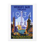 1934 World's Fair Chicago postcards
