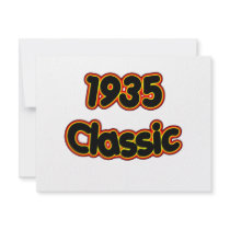 1935 Classic invitations
