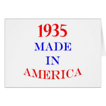 1935 Made in America Card