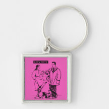 1935 Pink Chummy Key Chains