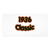 1936 Classic Customized Photo Card