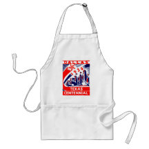1936 Dallas Texas Centennial Aprons