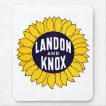 1936 Elect Landon and Knox Mousepads