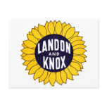 1936 Elect Landon and Knox postcards