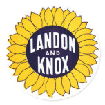 1936 Elect Landon and Knox Stickers