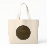 1937 British farthing tote bag