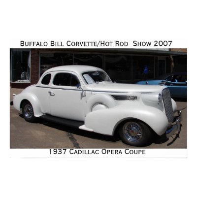 1937 Cadillac Opera Coupe Print by wksimages