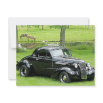 1937 Chevy Coupe Custom Invitation