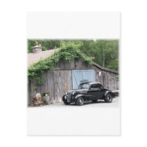 1937 Chevy Coupe postcards