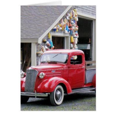 1937 Chevy Pickup Greeting Card by Trudy2