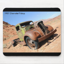 1937 Chevy Pickup in Arizona Desert Mousepad