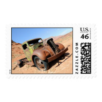 1937 Chevy Pickup in Arizona Desert Postage