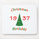 1937 Christmas Birthday Mouse Pads
