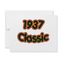 1937 Classic invitations