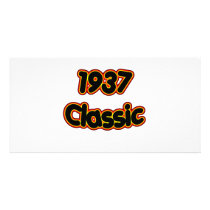 1937 Classic Personalized Photo Card