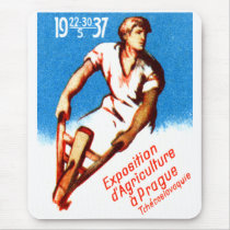 1937 Prague Poster Mouse Pad