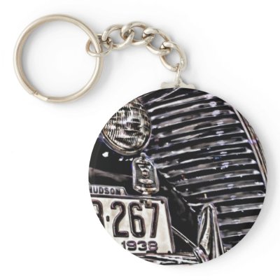 1938 Hudson Terraplane Businessmans' Coupe Key Chain by contemporaryart