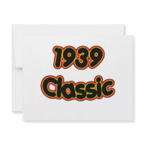 1939 Classic invitations