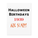 1939 halloween birthday post card