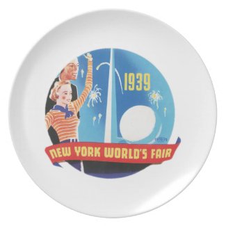 1939 New York World&#39;s Fair Dinner Plate