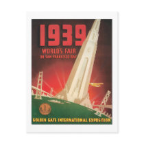 1939 World's Fair San Francisco Bay Postcards
