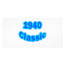 1940 Classic Blue Photo Greeting Card