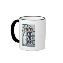 1940 Milk Poster mugs