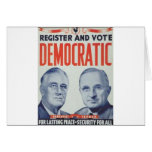 1940 Roosevelt - Truman Greeting Card